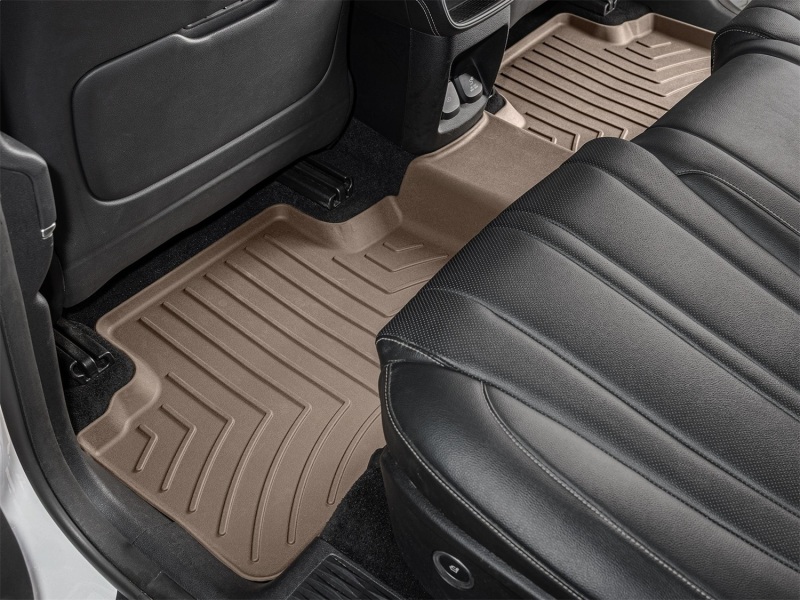 Picture of WeatherTech 21-24 Genesis GV80 Rear FloorLiner HP - Tan