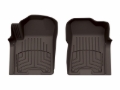 Picture of WeatherTech 19-24 Infiniti QX80 Front FloorLiner HP - Cocoa