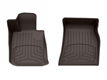 Picture of WeatherTech 21-24 BMW M3 (G80) Front FloorLiner HP - Cocoa