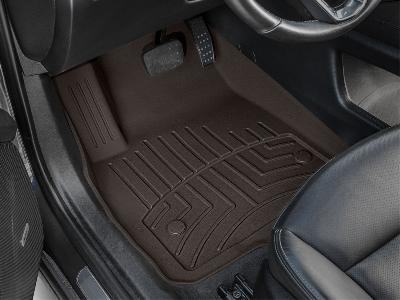 Picture of WeatherTech 20-25 Cadillac XT6 Front FloorLiner HP - Cocoa