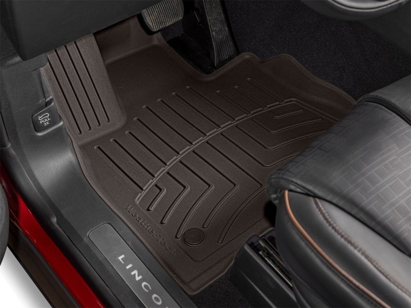 Picture of WeatherTech 20-25 Lincoln Aviator Front FloorLiner HP - Cocoa