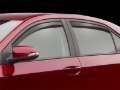 Picture of WeatherTech 14-19 Toyota Corolla (Incl. iM) Front&Rear Side Window Deflectors - Dark Smoke