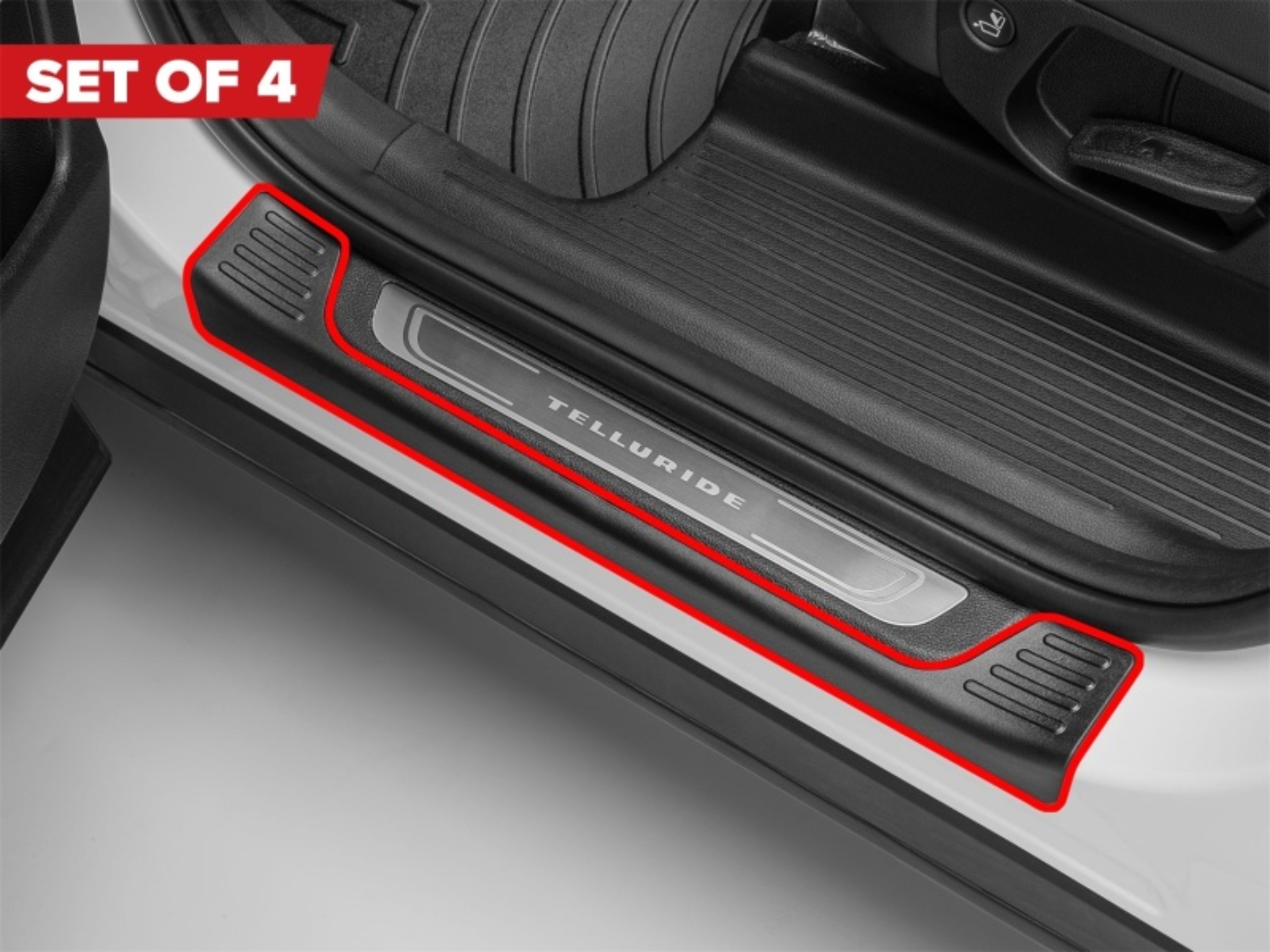 Picture of WeatherTech 20-25 Kia Telluride SillProtector (4pc Set) - Black