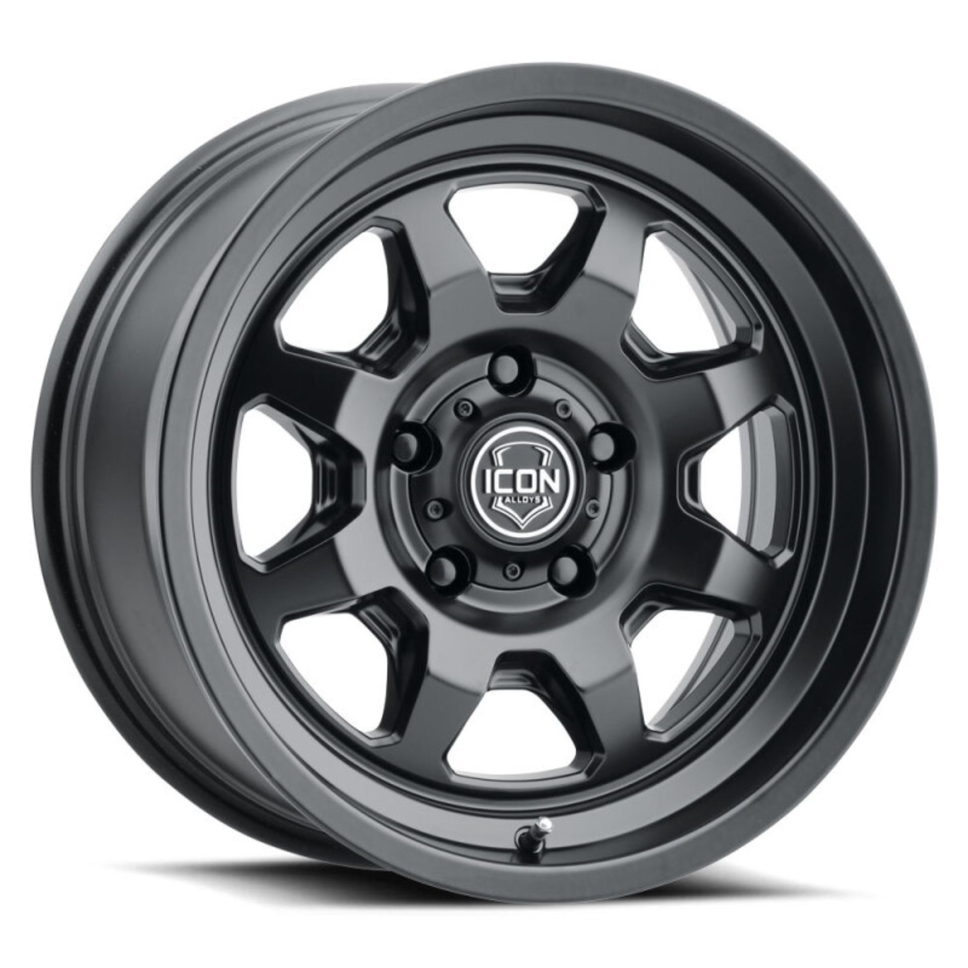 Picture of ICON Nuevo 17x8.5 / 6x5.5 / 25mm Offset / 5.75in BS - Satin Black Wheel