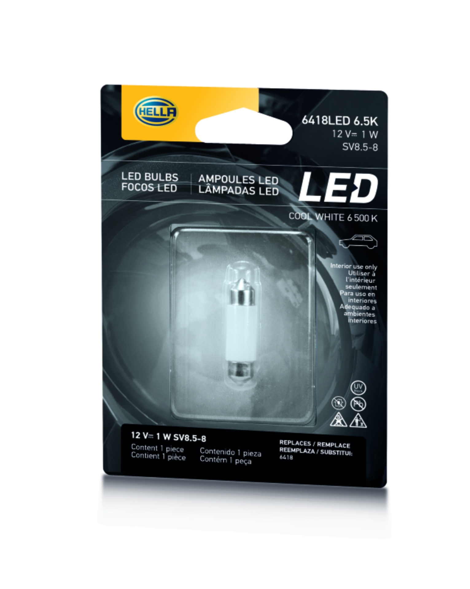 Picture of HELLA 6418LED 6.5K Performance Series LED Light Bulb