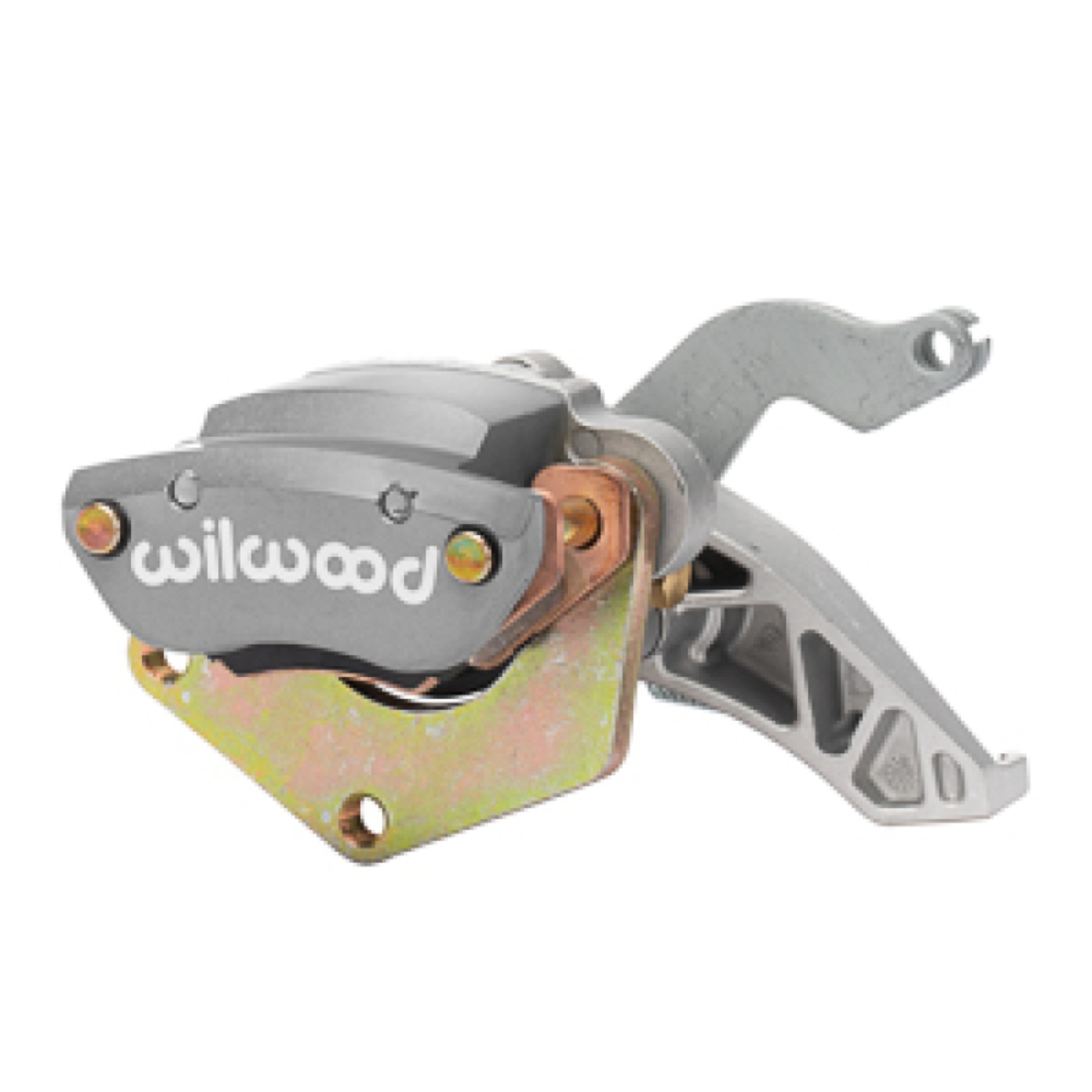 Picture of Wilwood Caliper-MC4 Mechanical-R/H - Silver w/No Logo 2.00in Piston .81in Disc