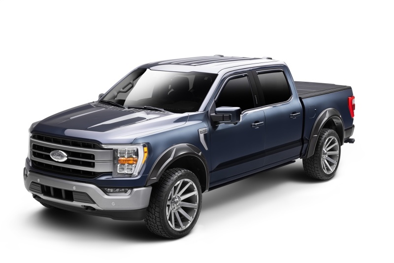 Picture of Husky Liners 21-24 Ford F-150 (Exl. F150 Lightning) DRT Style Fender Flares (Smooth) 4pc - Blk