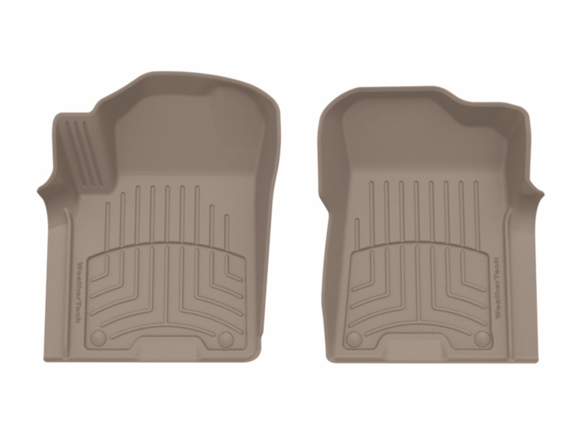 Picture of WeatherTech 19-24 Infiniti QX80 Front FloorLiner HP - Tan