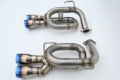 Picture of Invidia 22+ Subaru WRX Twin Loop 3.5in. Single Layer T.I Tip Axle-Back Exhaust