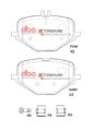 Picture of DBA 2018+ Mercedes-Benz G63 AMG (W463) XP Performance Rear Brake Pads