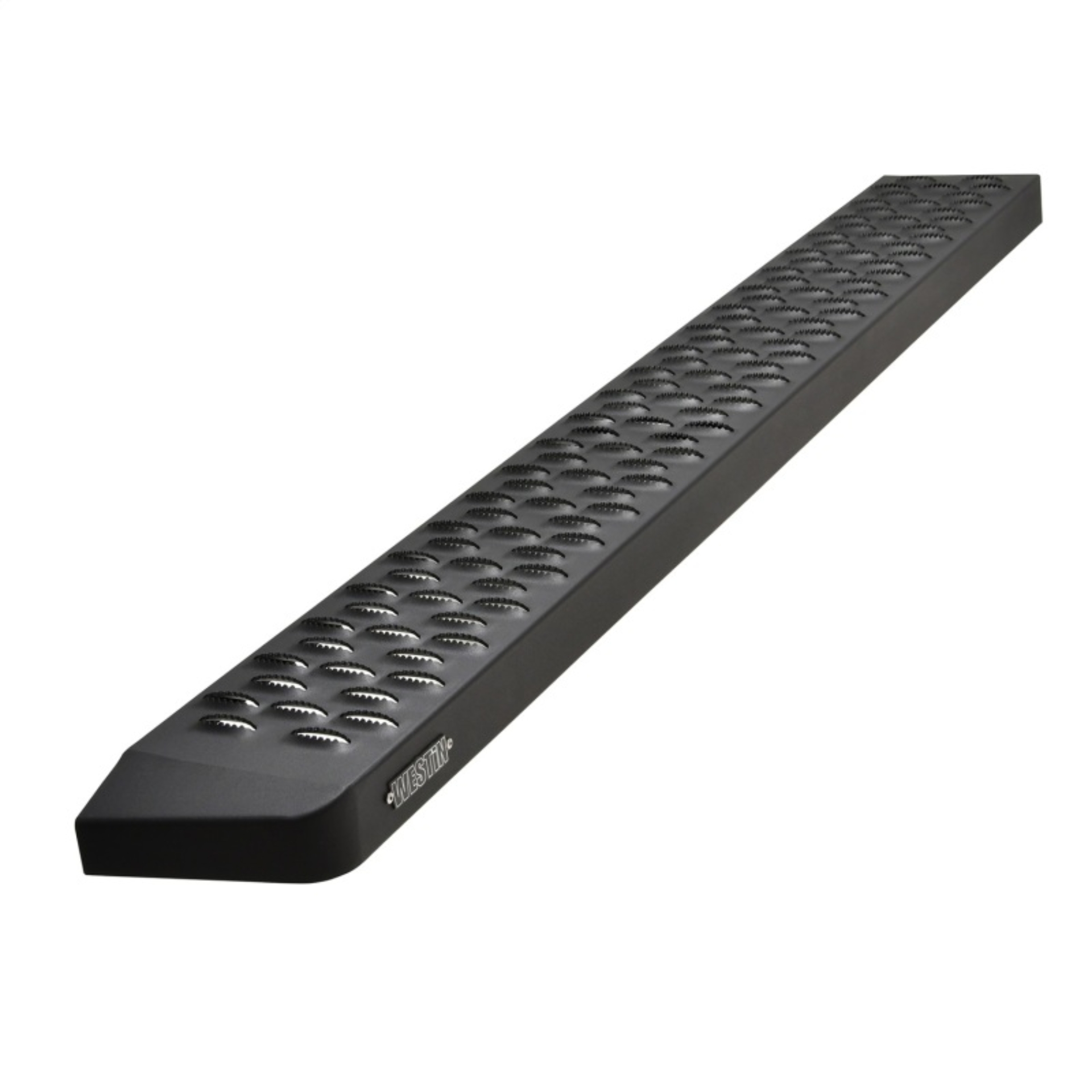 Picture of Westin Ford Transit Van 150/250/350 (Single 54in Pass Door) Grate Steps Running Boards - Tex. Blk