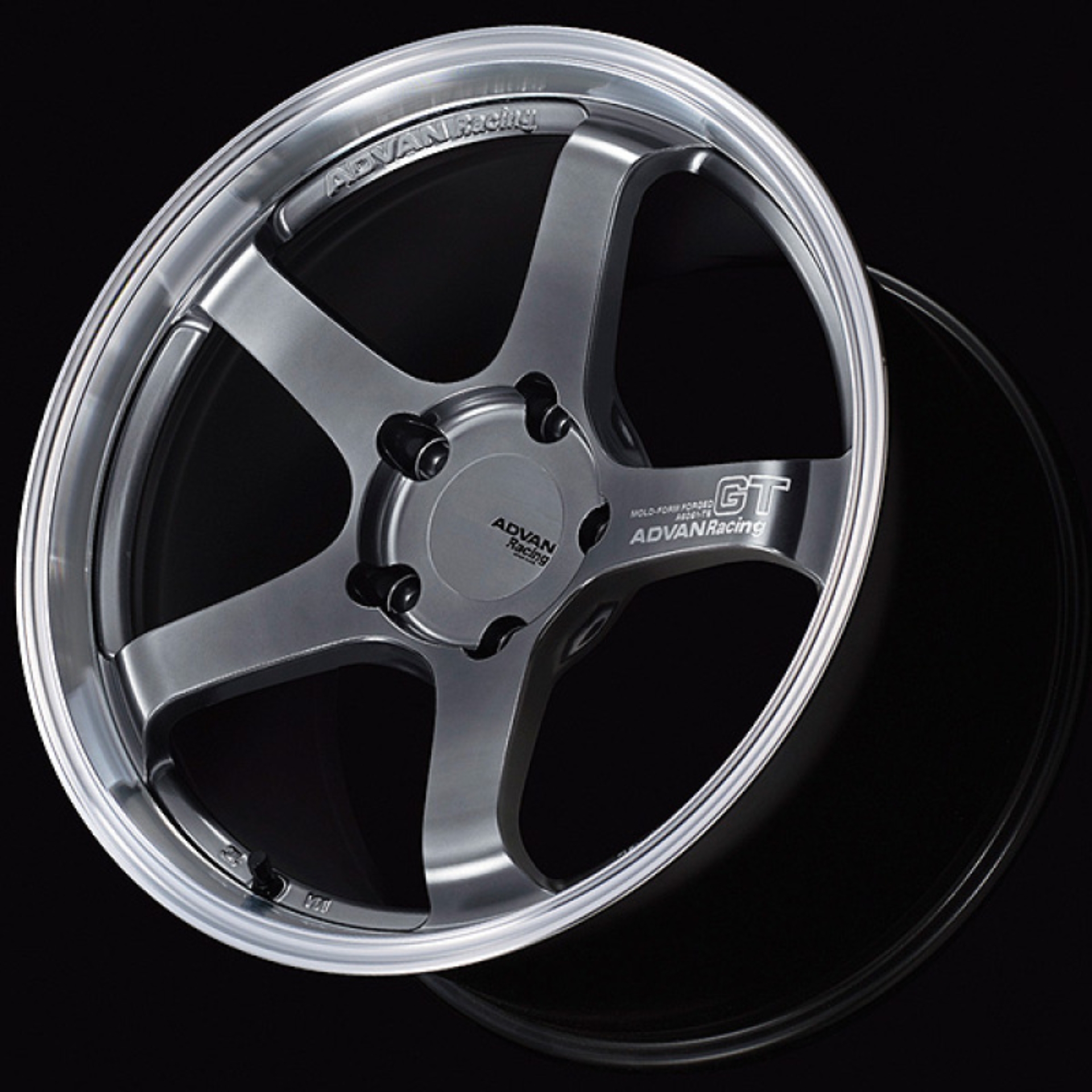 Picture of Advan GT - 19x9 / ET46 / 5x130 - Machining & Hyper Platinum