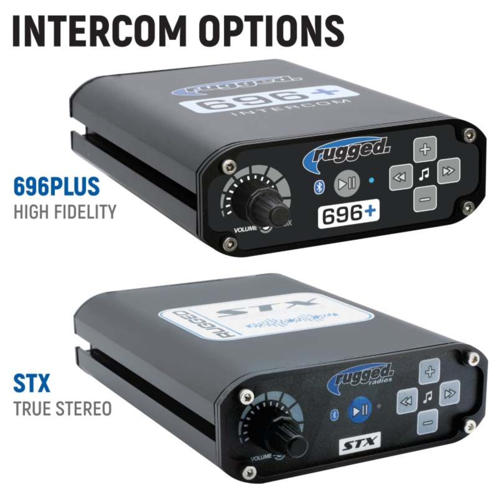 Picture of Rugged Radios Can-Am Comm/Mav Complete Comm Kit w/ BT 2-Way - Dash Mount 696 Plus/ M1 VHF Bus Band