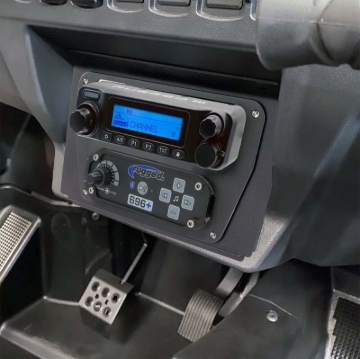 Picture of Rugged Radios Polaris RZR XP 1000 Complete Comm Kit w/BT 2-Way Radio 696 Plus / M1 VHF Bus Band