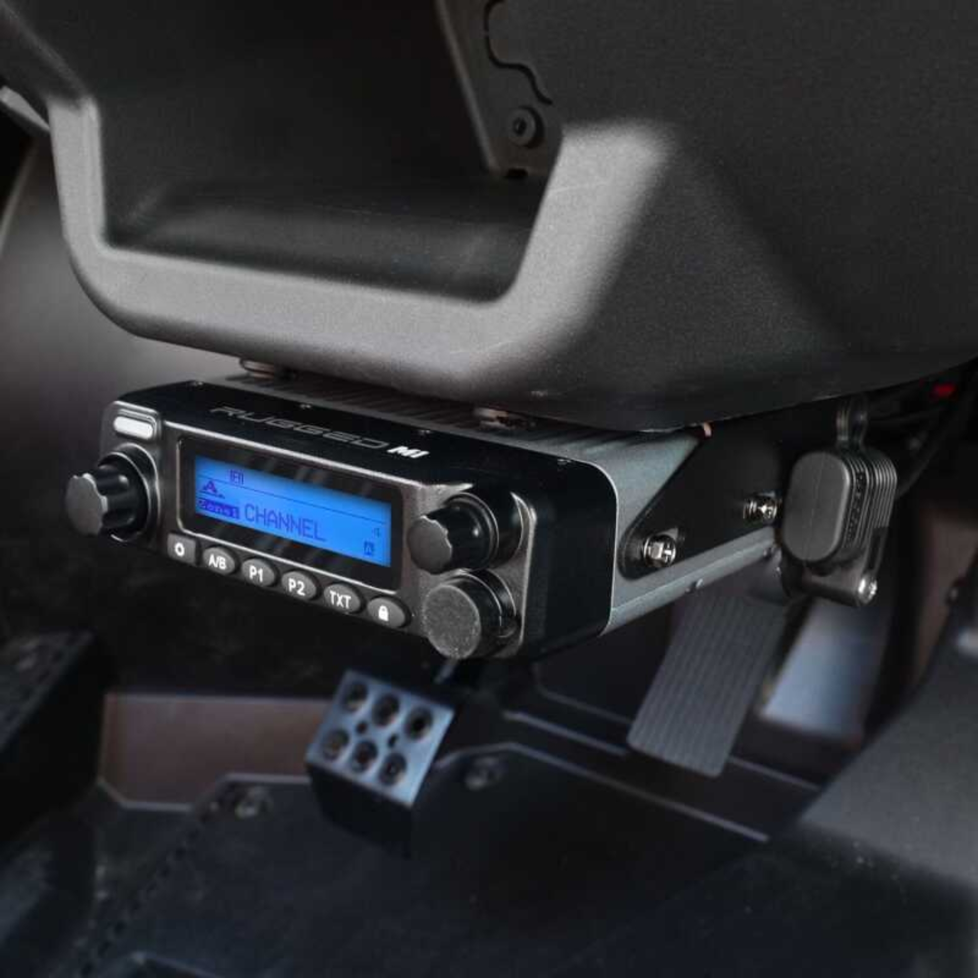 Picture of Rugged Radios Polaris RZR XP Comp Comm Kit w/ Rocker Switch BT 2-Way Radio STX Remote Head/ G1 GMRS