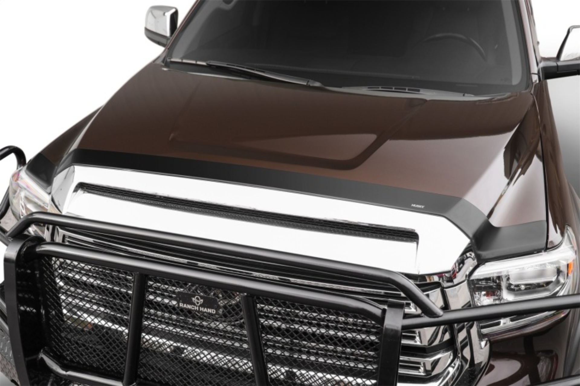 Picture of Husky Liners 14-21 Toyota Tundra Aeroskin Hood Protector - Smoke