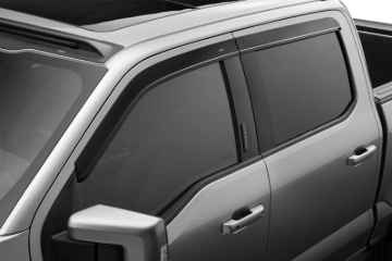 Picture of Husky Liners 15-24 Ford F-150 (Incl. Raptor/Lightning) Ventvisor Low Profile (4pc) - Smoke