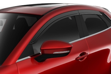Picture of Husky Liners 20-24 Mazda CX-30 Ventvisor Low Profile (4pc) - Smoke