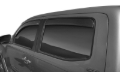 Picture of Husky Liners 16-23 Toyota Tacoma DC In-Channel Mount Ventvisor Low Profile (4pc) - Smoke