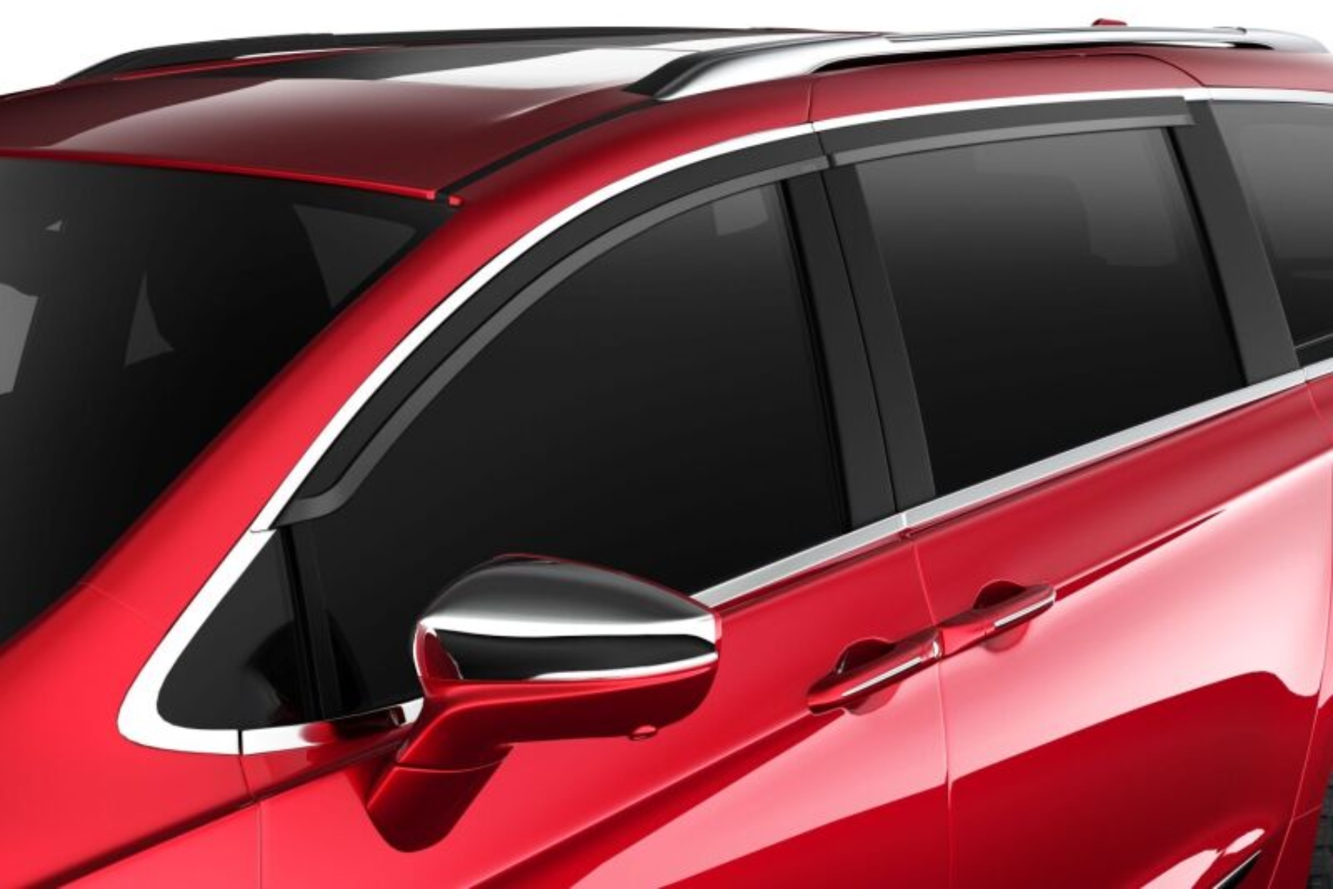 Picture of Husky Liners 17-23 Chrysler Pacifica Ventvisor Low Profile (4pc) - Chrome