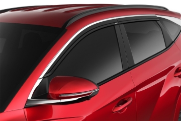 Picture of Husky Liners 22-23 Hyundai Tucson Ventvisor Low Profile (4pc) - Chrome