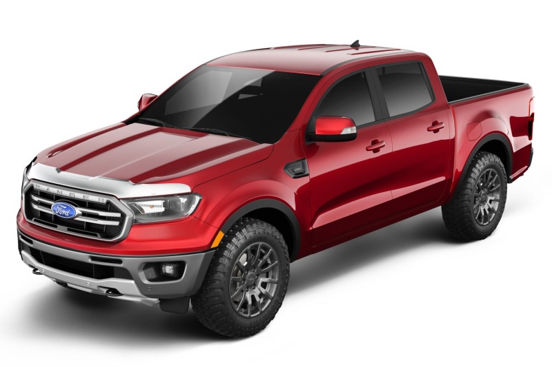 Picture of Husky Liners 19-23 Ford Ranger Aeroskin Hood Protector - Chrome