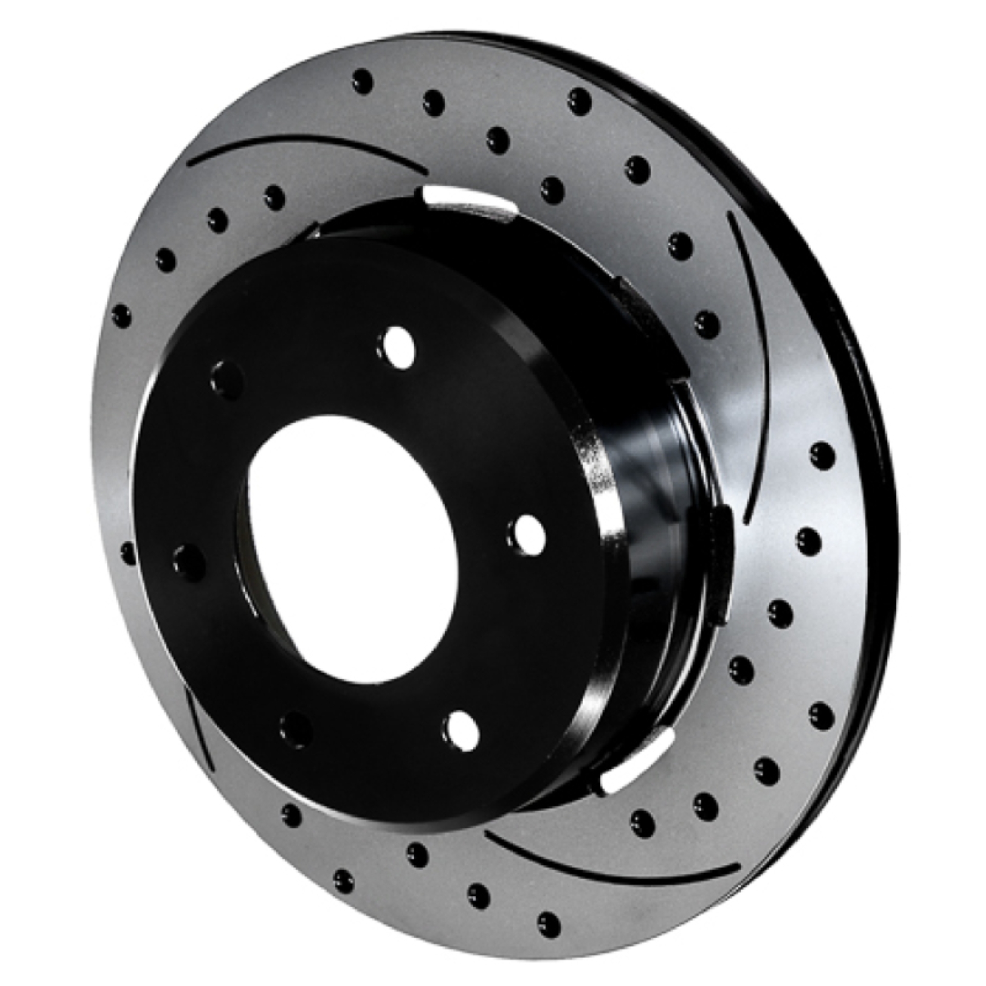 Picture of Wilwood 6x5.5 SRP Drilled Performance Rear Rotor & Hat R/H - Black