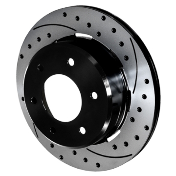 Picture of Wilwood 6x5.5 SRP Drilled Performance Rear Rotor & Hat R/H - Black