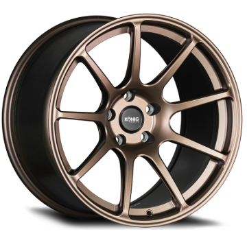 Picture of Konig Forged F5R 18x9 5x112 ET42 Satin Bronze Wheel (Knurled Bead)