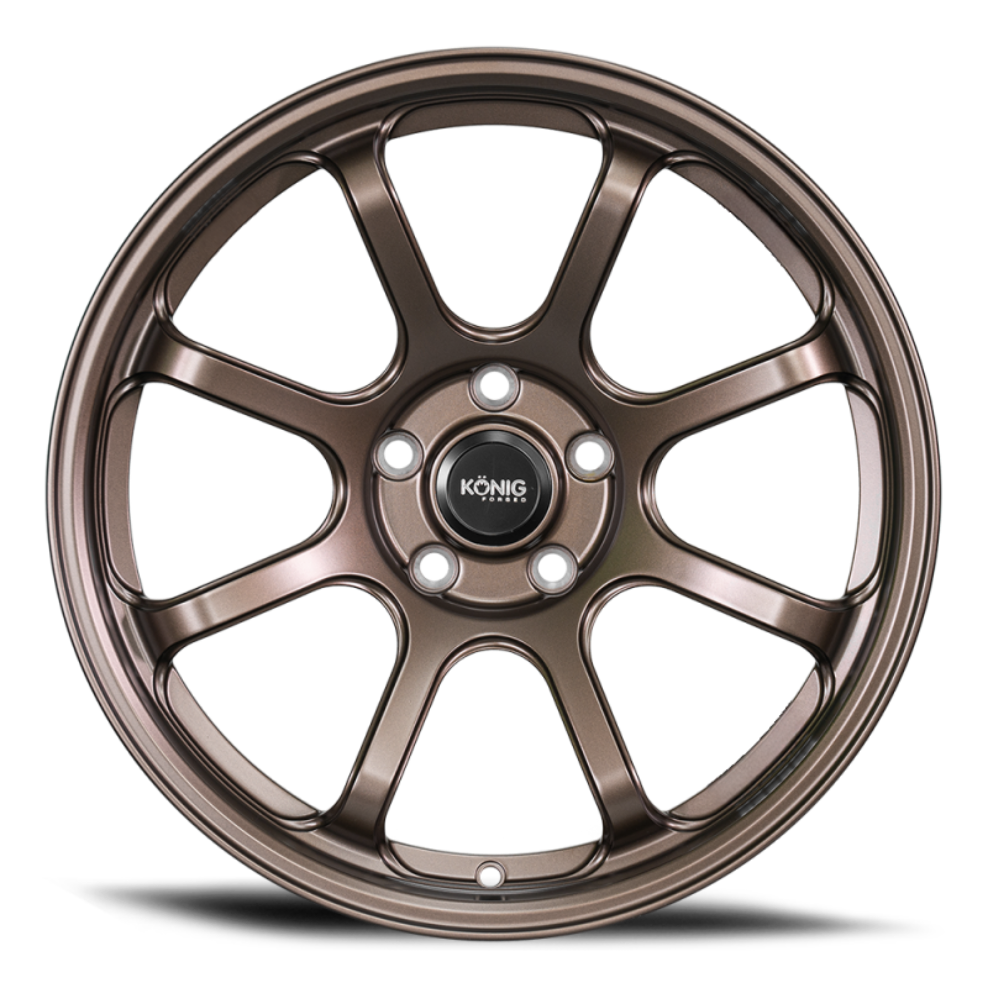 Picture of Konig Forged F6SX 18x10 5x120 ET40 Race Bronze Wheel (Knurled Bead)