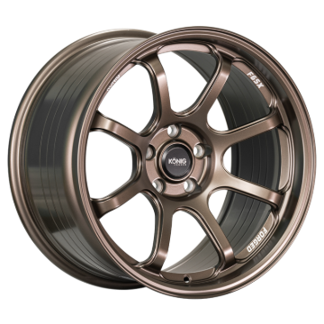 Picture of Konig Forged F6SX 17x9 4x100 ET45 Race Bronze Wheel (Knurled Bead)
