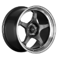 Picture of Konig Hyperspec 18x8.5A 5x120 ET32 Anthracite Metallic Wheel w/ Mirror Machined Lip (Knurled Bead)