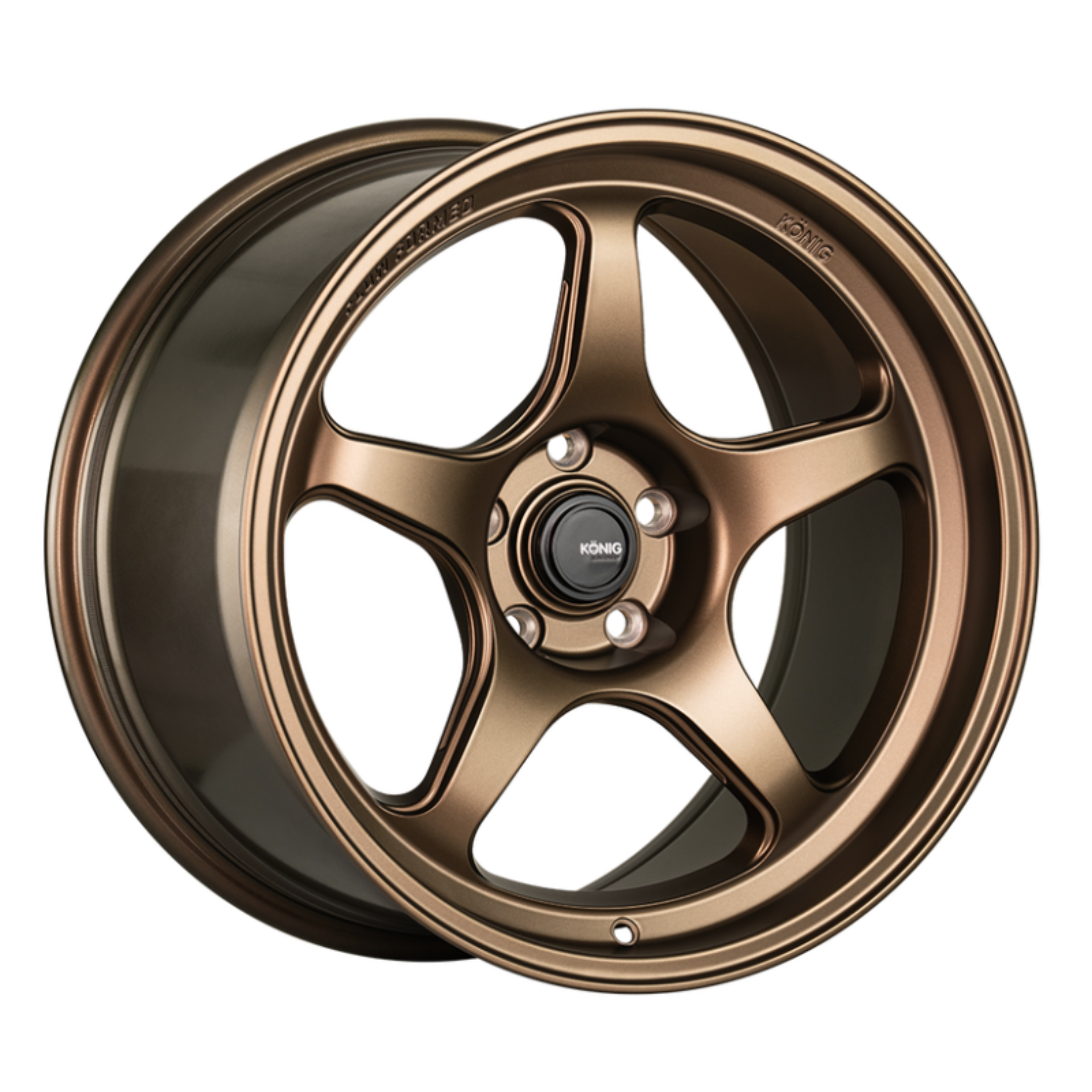 Picture of Konig Hyperspec 17x9 4x100 ET45 Matte Bronze Wheel (Knurled Bead)