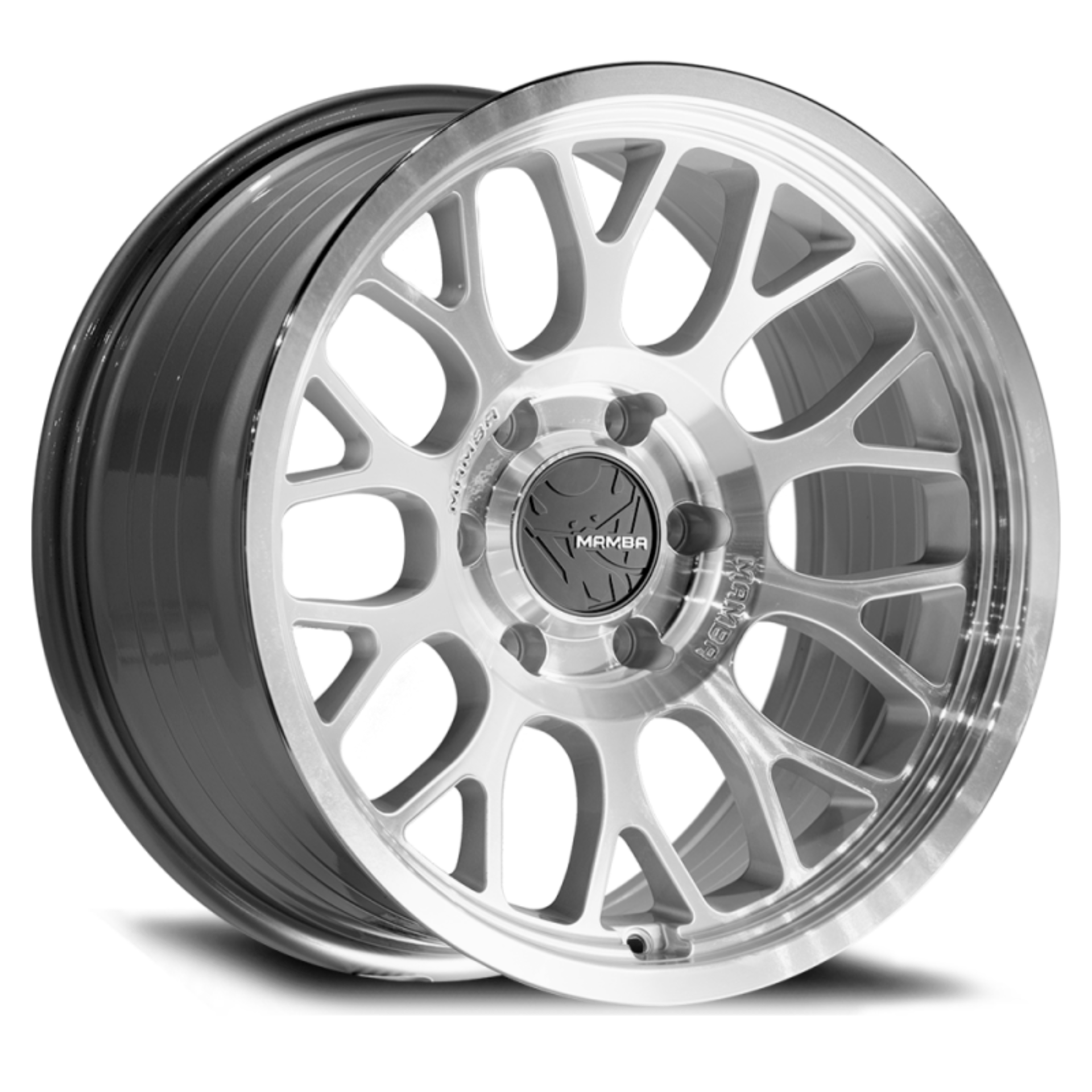Picture of Mamba M28 17x8 5x112 ET30 Silver Wheel w/ Mirror Machine Face & Lip