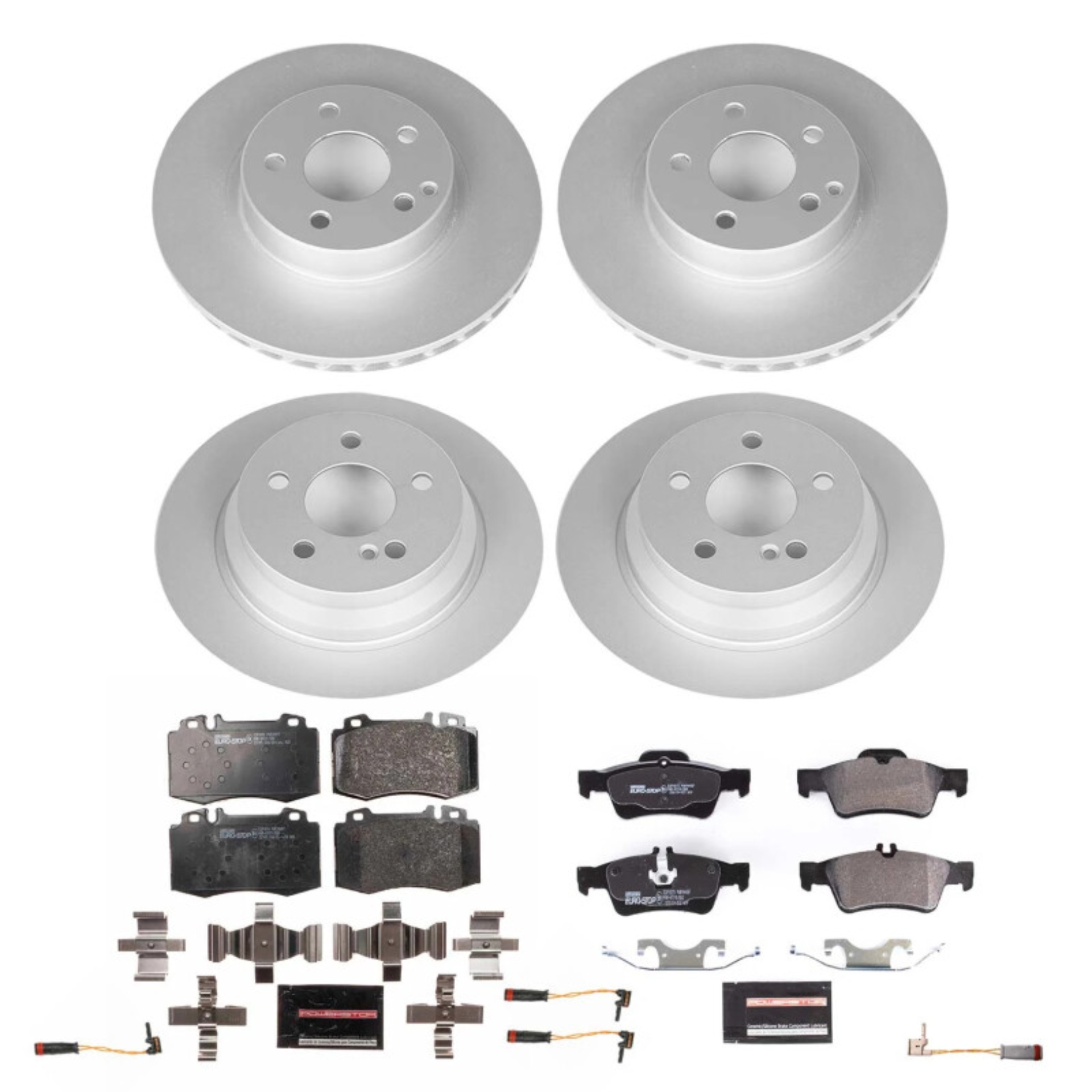 Picture of Power Stop 04-06 Mercedes-Benz E500 Front and Rear Eurostop Brake Kit