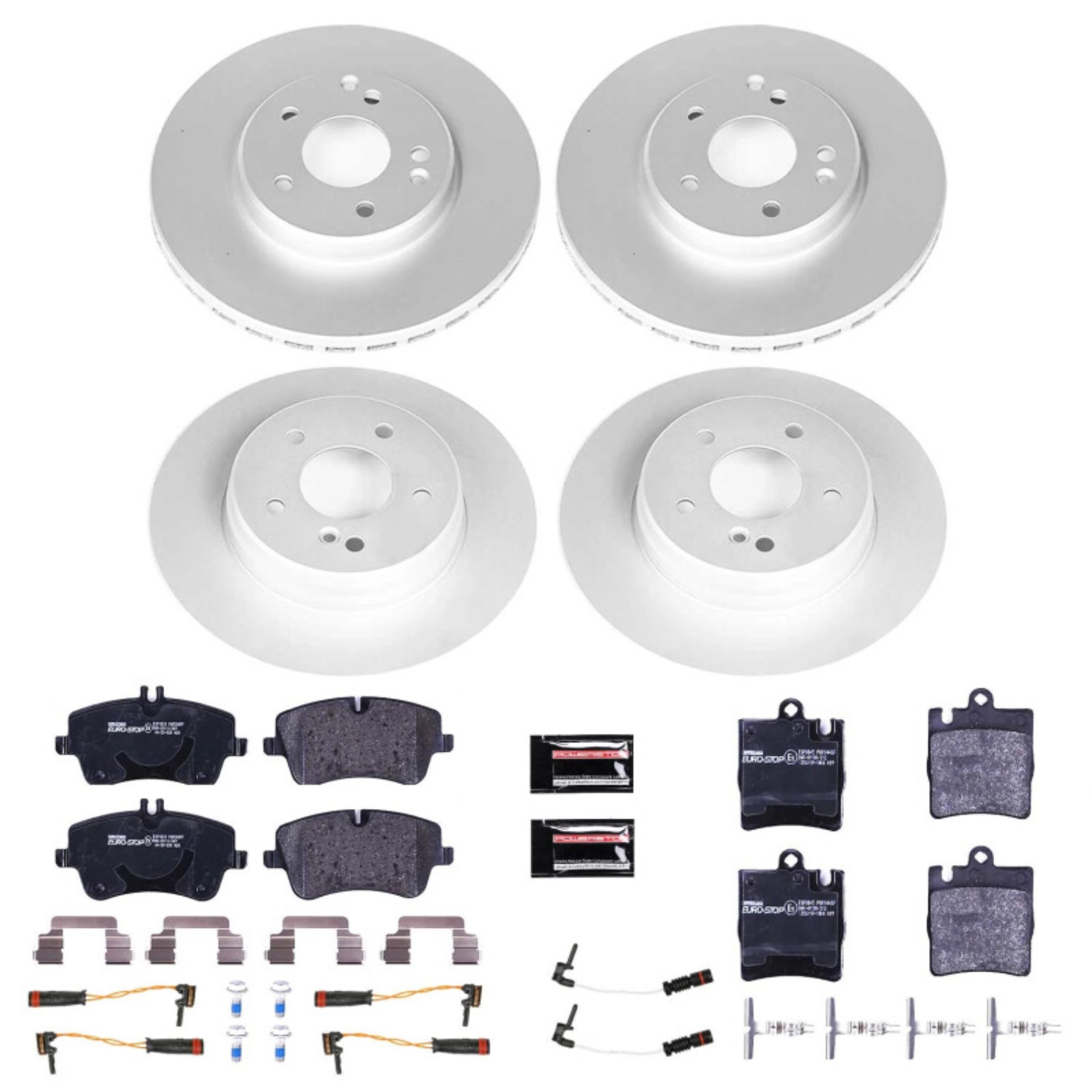Picture of Power Stop 2003 Mercedes-Benz C230 Front and Rear Eurostop Brake Kit