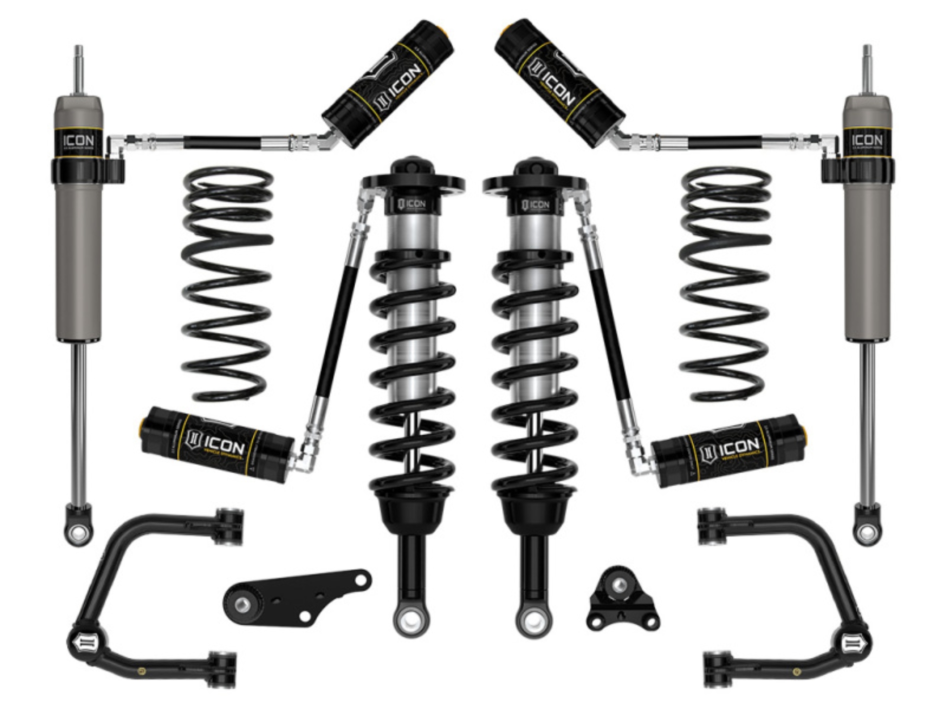 Picture of ICON 2024 Land Cruiser 250 Series 1.25-3in Lift Stage 5 Suspension System - Tubular UCA