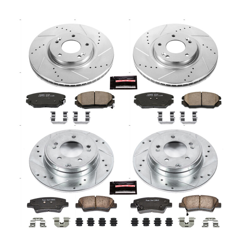 Picture of Power Stop 09-11 Hyundai Azera Front & Rear Z23 Evolution Sport Brake Kit