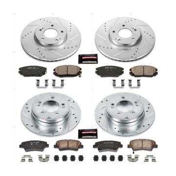 Picture of Power Stop 09-11 Hyundai Azera Front & Rear Z23 Evolution Sport Brake Kit