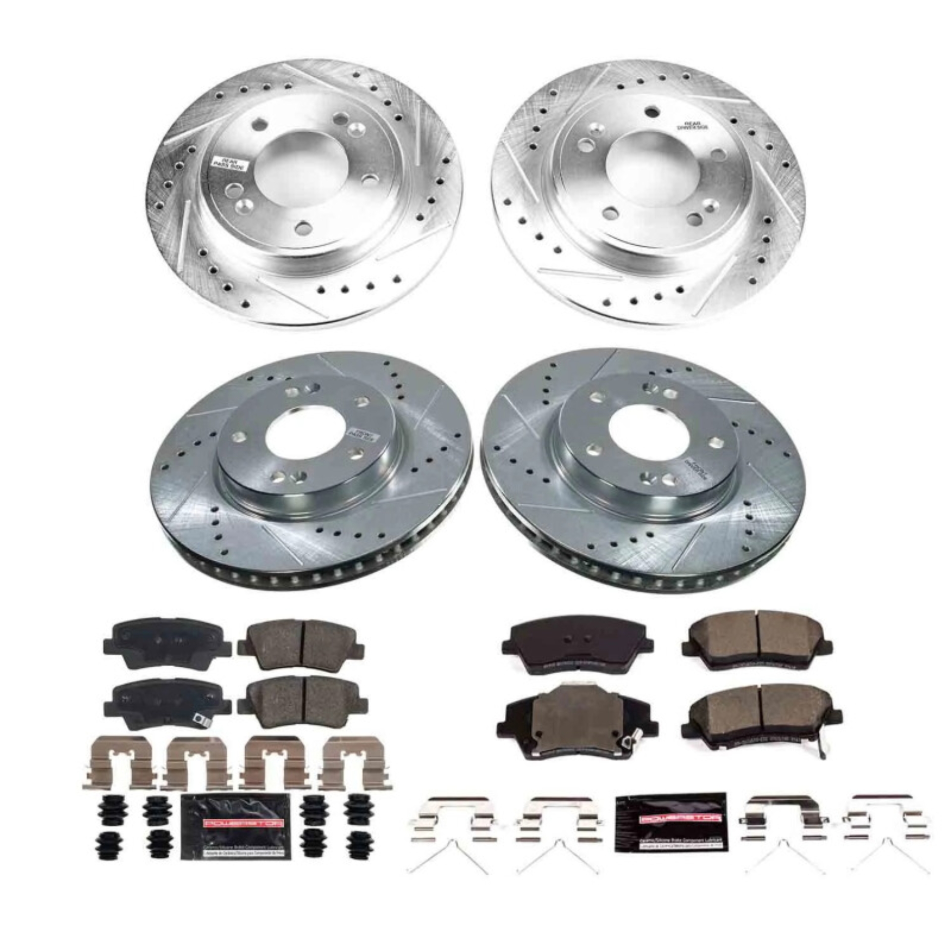 Picture of Power Stop 2023 Kia Niro Front and Rear Z23 Evolution Brake Kit