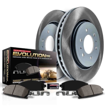 Picture of Power Stop 20-22 Toyota Prius Prime Front and Rear Semi-Coated Rotor Kit