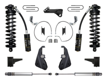 Picture of ICON 23-25 Ford F-250/F-350 Super Duty 4WD 4-5.5in Lift Stage Coilover Conversion System