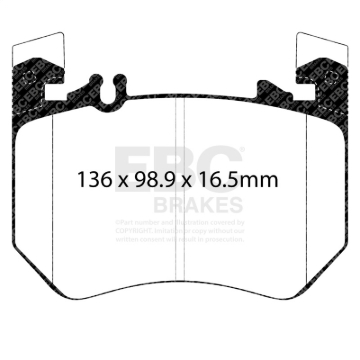 Picture of EBC Yellowstuff Brake Pad Sets - DP42490R