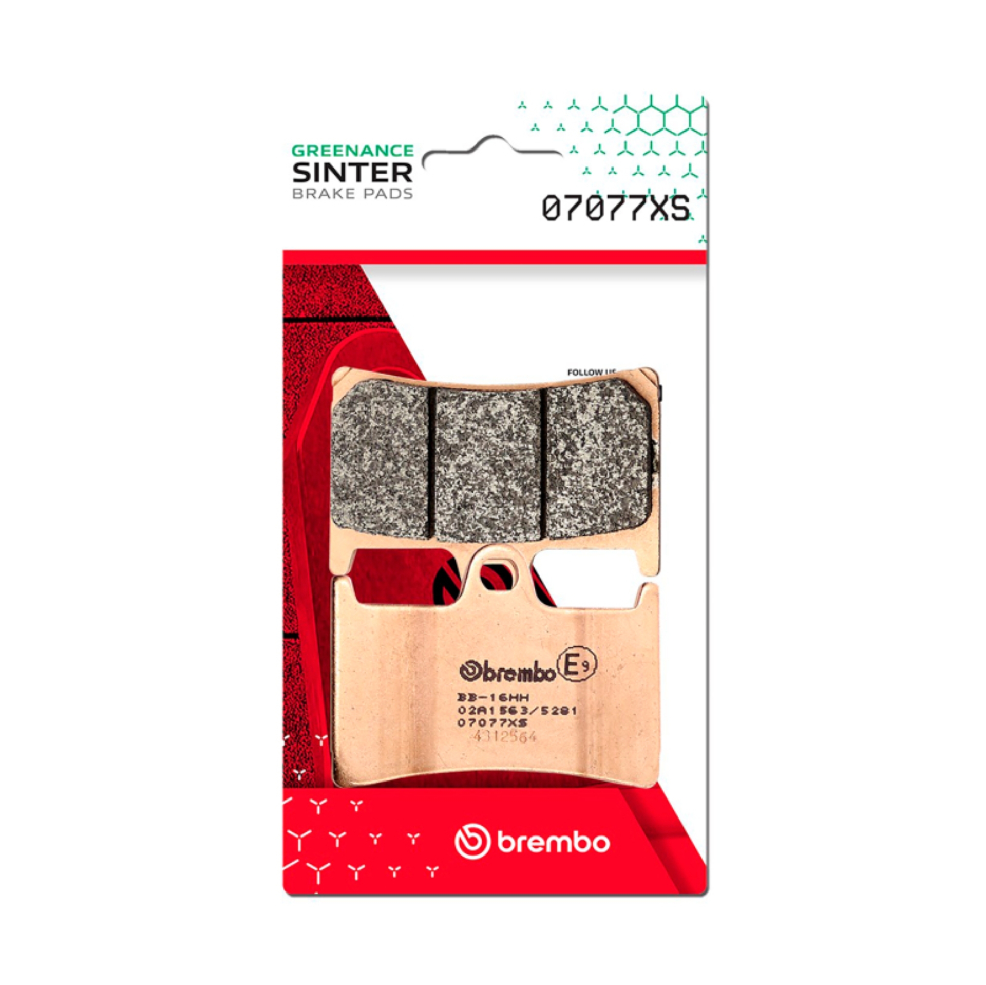 Picture of Brembo 08-11 Yamaha XP TMAX 500cc/17-19 Yamaha XP TMAX SX 530cc Sinter Brake Pad - Front