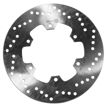 Picture of Brembo 00-03 Italjet Jupiter 250CC/03-20 Yamaha Teos 150CC 245x4mm Brake Disc - Front Fixed