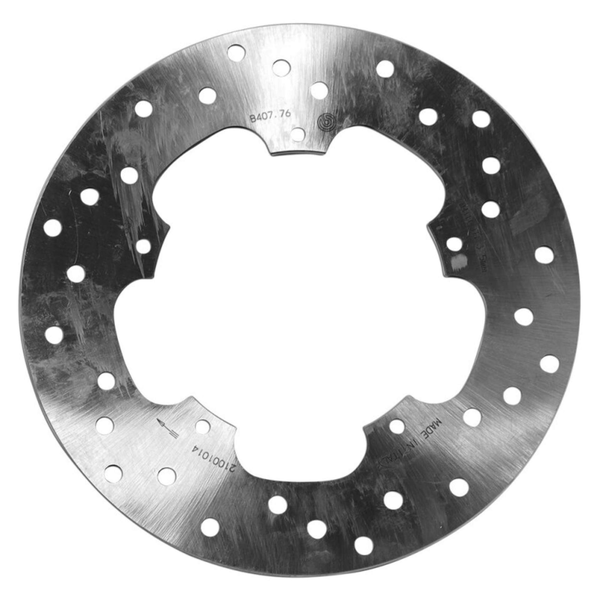 Picture of Brembo 01-03 Gilera DNA 125CC/14-15 Piaggio Vespa Liberty 125CC 240x4mm Brake Disc - Front Fixed