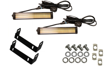 Picture of Fishbone Offroad 2018+ Jeep JL & 2020+ JT 7in Turn Signal & Side Marker Lights and Brackets