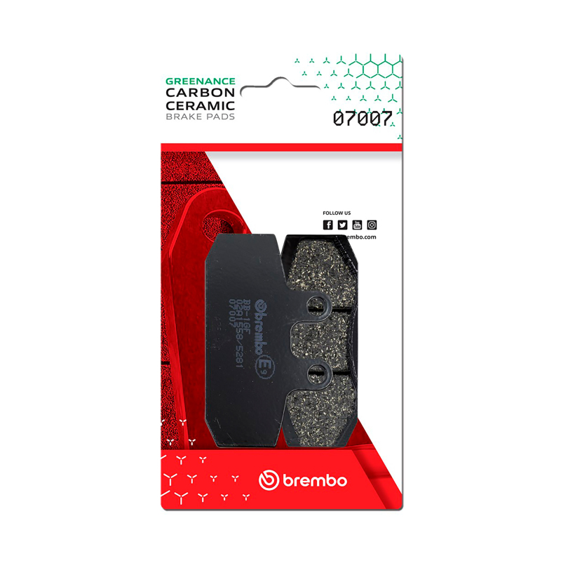 Picture of Brembo Honda Sj Carbon Ceramic Brake Pad - Front