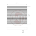 Picture of Wagner Tuning 524x468x68mm Radiator Core