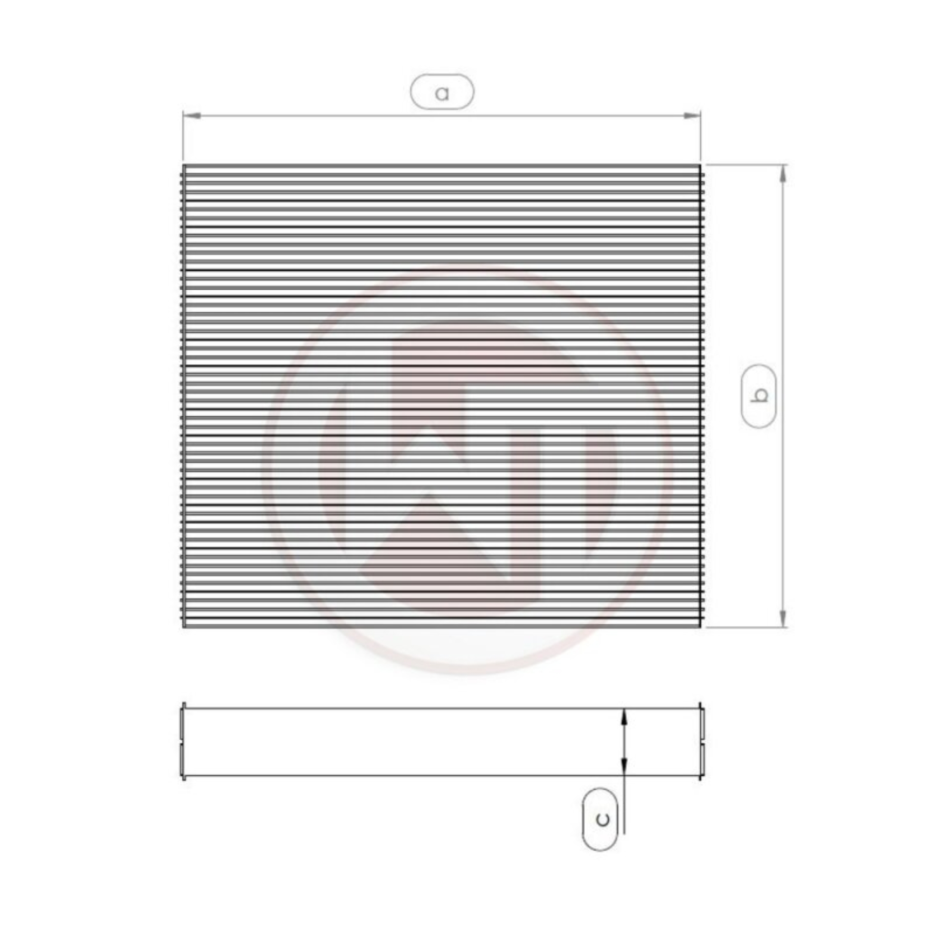 Picture of Wagner Tuning 524x468x68mm Radiator Core